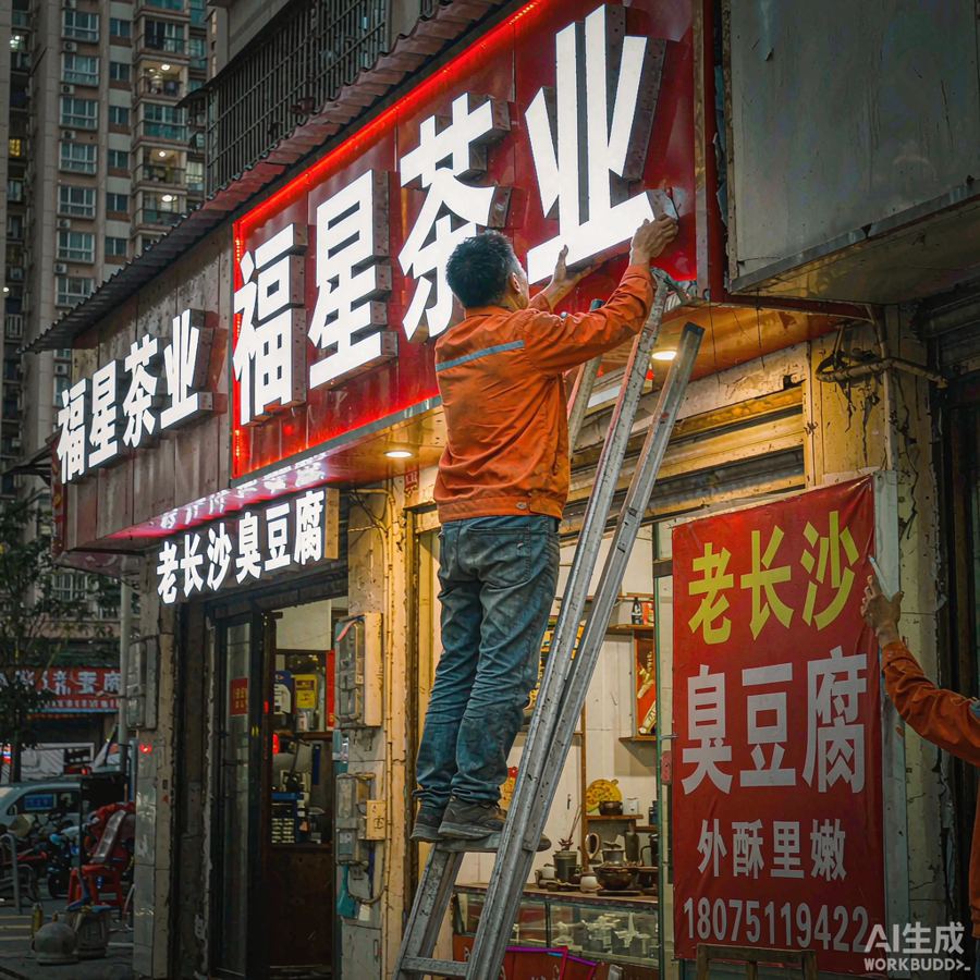 亮彩门头招牌